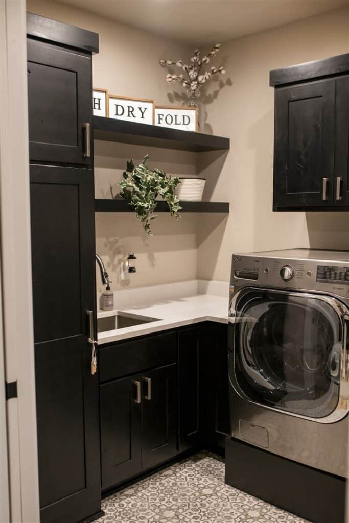 laundry room cabinet